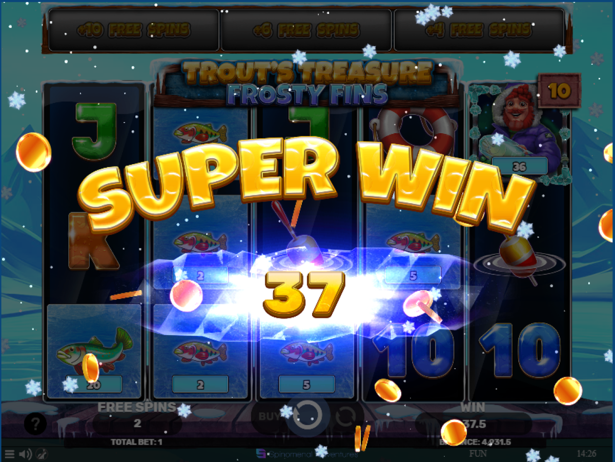 Trout's Treasure - Frosty Fins epic win