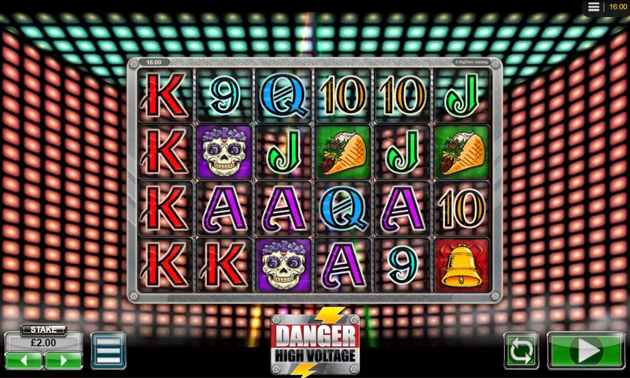 Danger High Voltage Slot