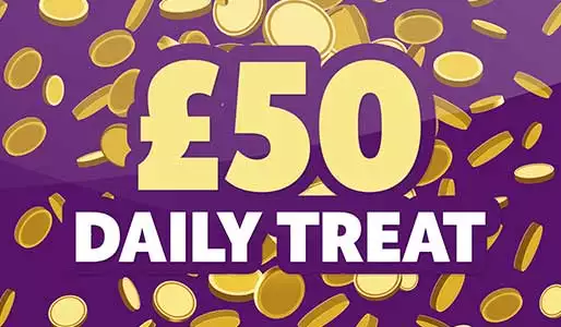 Paly for £50 every day!