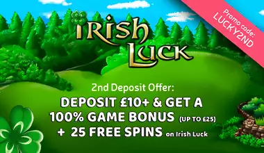 LUCKY2ND Second Deposit Offer Details