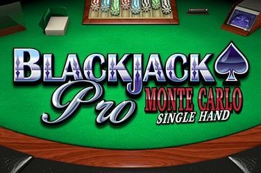 BlackjackPro MonteCarlo Singlehand Online Table Game