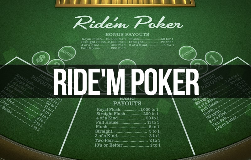 Ride’m Poker : A Fun and Easy Game to Play!