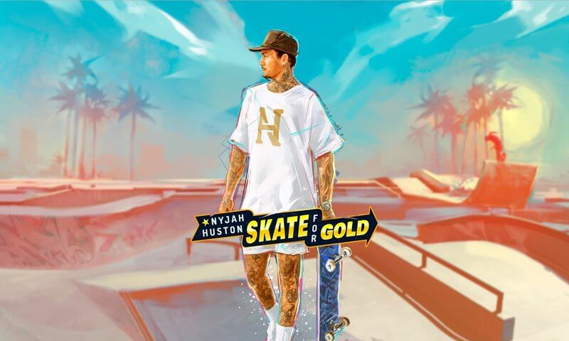 Nyjah Huston: Skate for Gold Offers Special Features And a High Payout