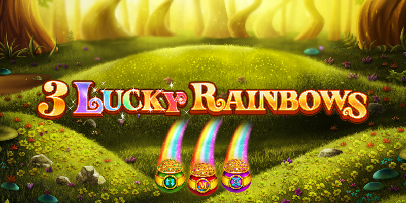 Find Your Pot of Gold with SpinPlay Games' 3 Lucky Rainbows Slot Game!