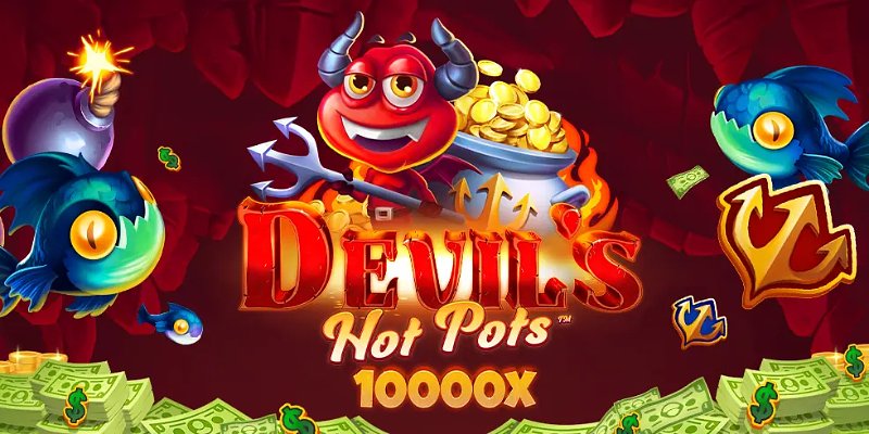 DEVIL'S HOT POTS: Hell-Themed Slot, Big Prizes