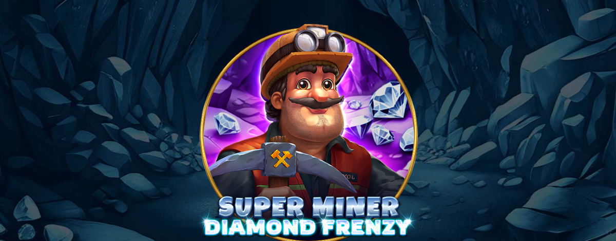 Super Miner - Diamond Frenzy Spinomenal Slot: Goldmine Adventure