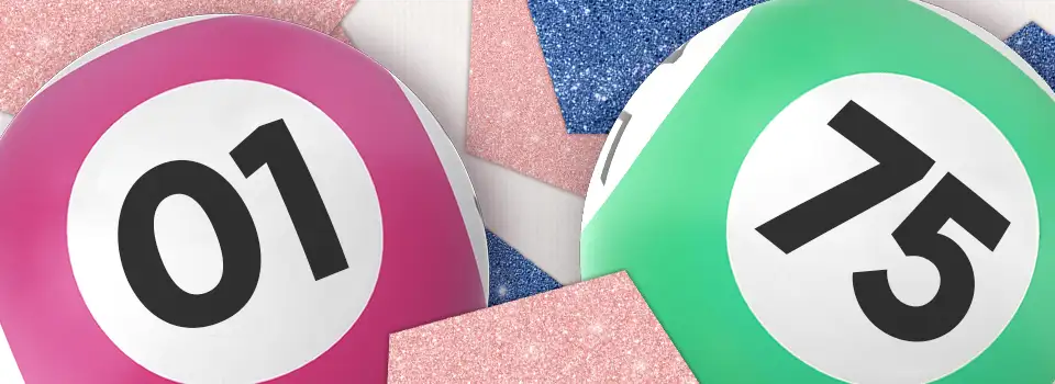 1 & 75 bingo balls