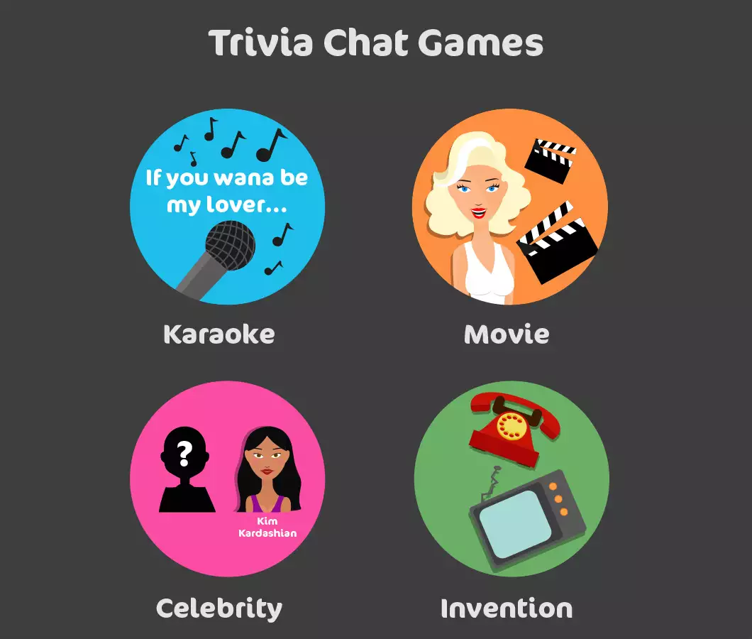 trivia bingo chat games