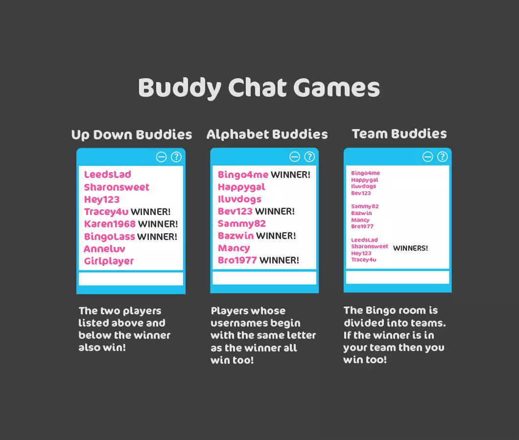 buddy bingo chat games